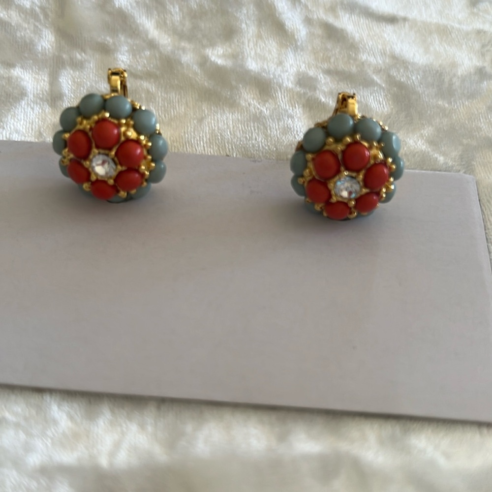 Juicy Couture Flower Drop Earrings